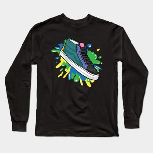 Mix Match Sneaker Long Sleeve T-Shirt